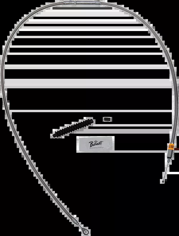 Barnett High-Efficiency Stainless Steel Clutch Cable For Harley-Davidson – Standard – ’89-’06 Touring