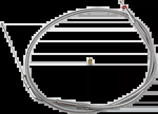 Barnett Stainless Steel Throttle Cable - '07-'22 Sportster