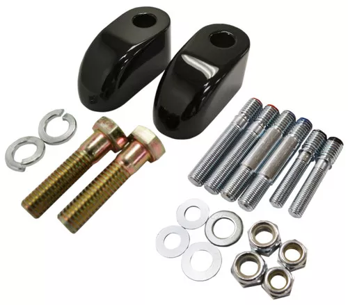 Baron 1" Black Handlebar Extension Riser (BA-7416-01B)