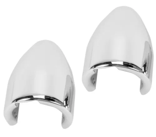 Baron Bullet Axle Nut Chrome Covers (BA-7800-02)