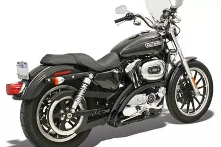 Bassani Radial Sweepers for '86-03 Harley Davidson Sportster - Black