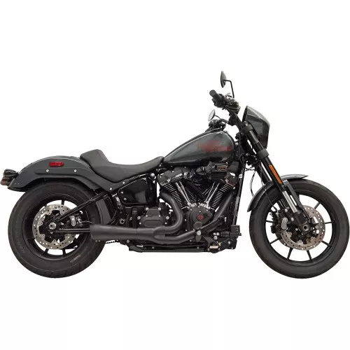 Bassani Ripper 2-1 Exhaust for 2018-2025 Harley Softail - Black