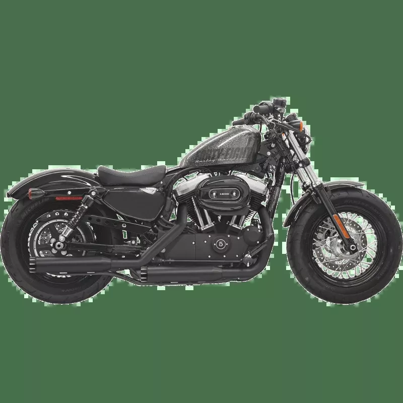 Bassani Xhaust 14-21 3″ SO BLK/Straight Cut TP*2