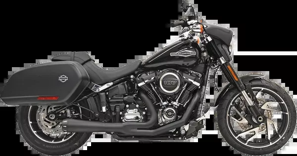 Bassani Xhaust 2-Into-1 Road Rage Exhaust System – Black