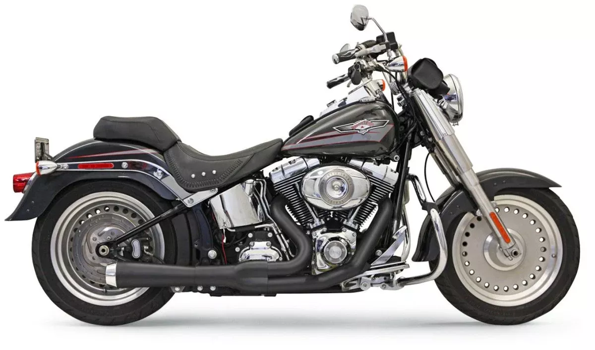 Bassani Xhaust 86-17 Softail Road Rage 2:1 FS Short