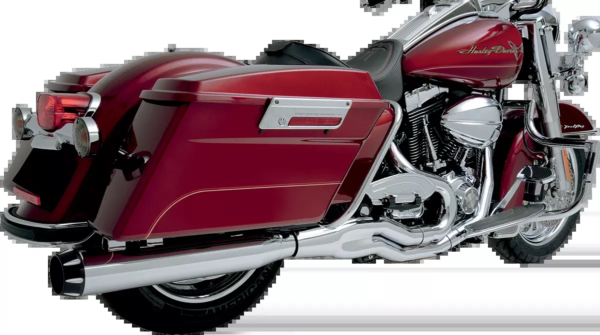 Bassani Xhaust B1 2:1 Exhaust - Chrome - FLH-777