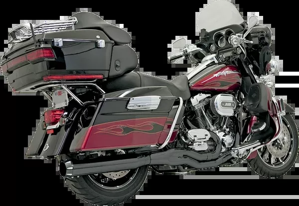 Bassani Xhaust B4 2:1 Exhaust – Black – Straight Can