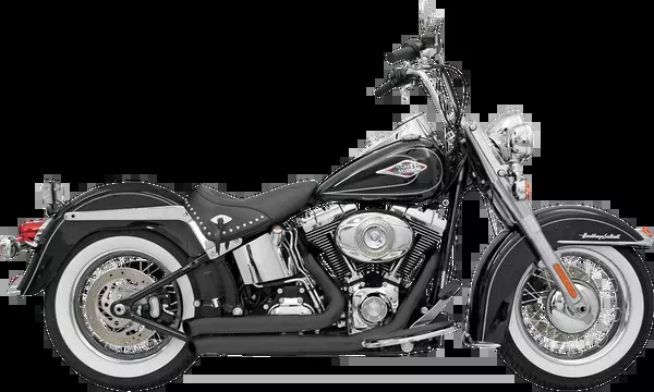 Bassani Xhaust FireSweep Exhaust – Black – Softail