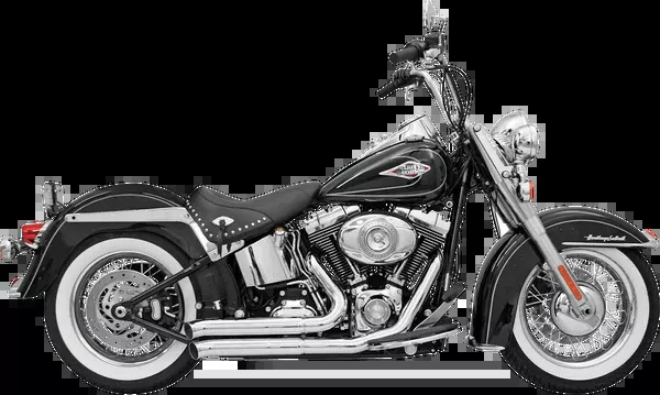 Bassani Xhaust FireSweep Exhaust – Chrome – Softail
