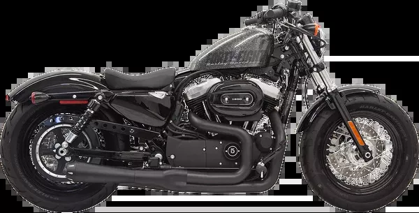 Bassani Xhaust Mega Power Exhaust – Black – Short – ’14-’21 XL With Mid/Forward Controls