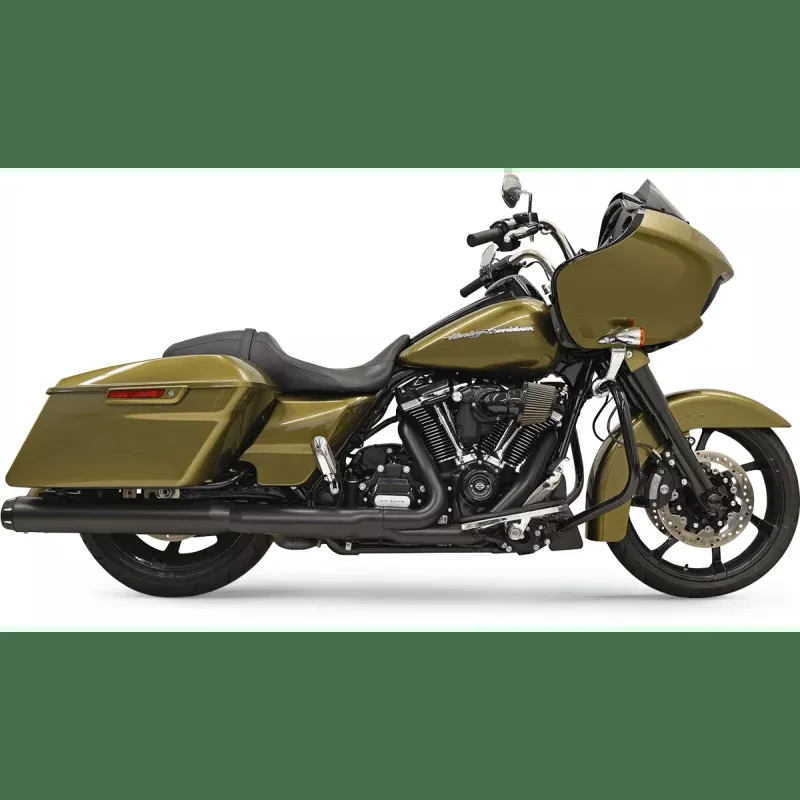 Bassani Xhaust Mufflers 4″ QKS For Harley FL