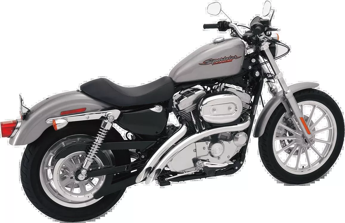 Bassani Xhaust Radial Sweepers Exhaust System - Chrome - '07-'13 XL - XL4-FF12CL