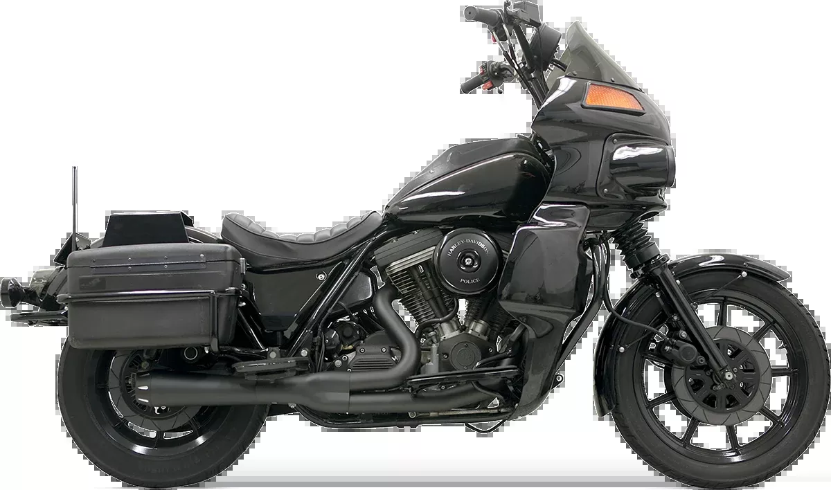 Bassani Xhaust Road Rage 2:1 Exhaust - Black - FXR - 1FXRFB