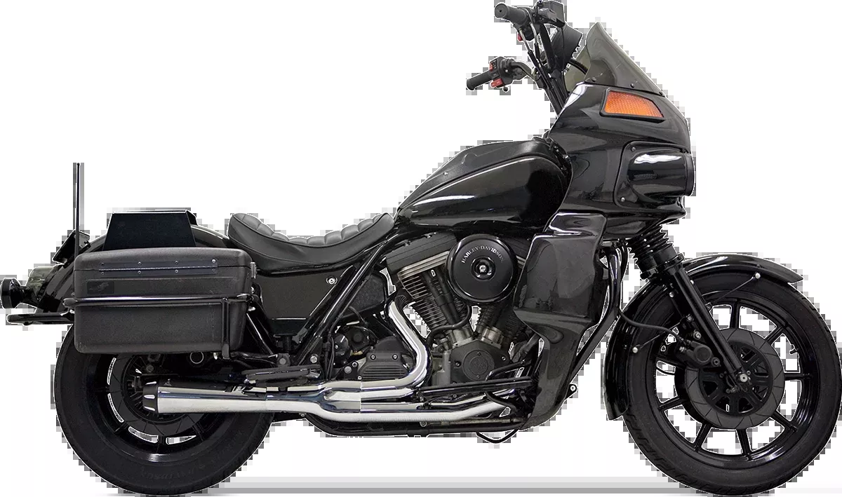 Bassani Xhaust Road Rage 2:1 Exhaust - Chrome - FXR - 1FXRF