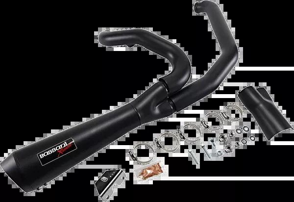Bassani Xhaust Short 2:1 Exhaust For FL – Black