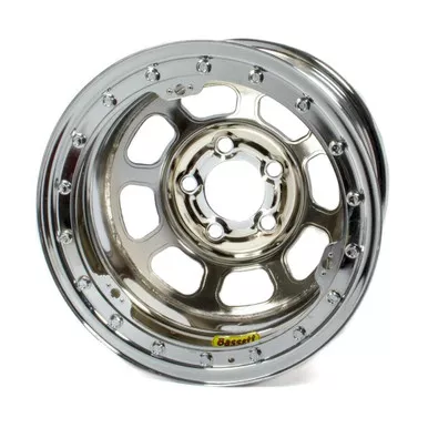 Bassett 15x8 B/L Chrome Wheel 5x5 3in BS 58D53ICLK