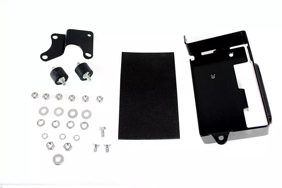 Battery Carrier Kit Black OE Repl 6191-73 Harley FX 73-83