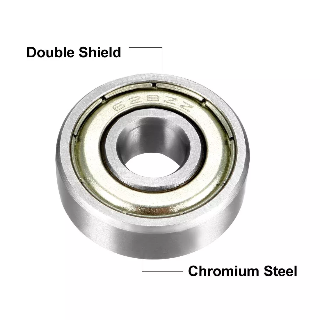 BEARING 628 ZZ DIRT RACING SIZE 8x24x8 CHROME STEEL EACH