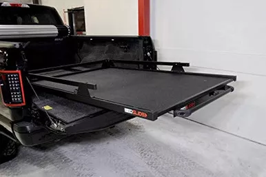 BedSlide 15-7348-CGB Contractor 73"x48" Sliding Truck Bed Cargo Organizer Black