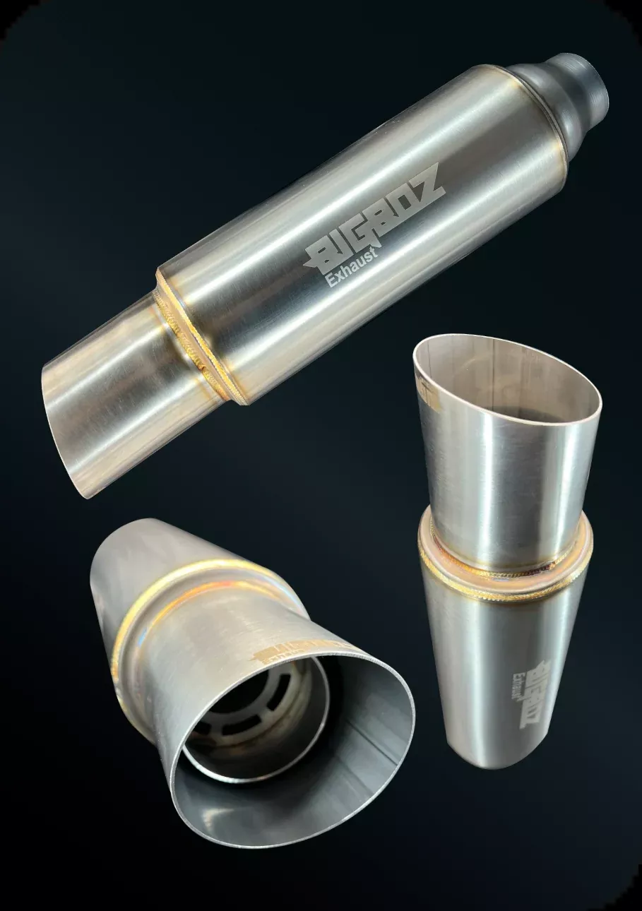 BIGBOZ TIP EXIT UNIVERSAL RACE MUFFLER