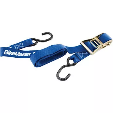 BikeMaster 1-1/2″ Ratchet Tiedowns (Blue)
