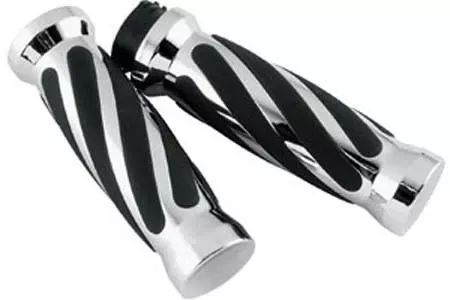 Biker's Choice Dual Throttle Grips for H-D Dual Cable Twisted