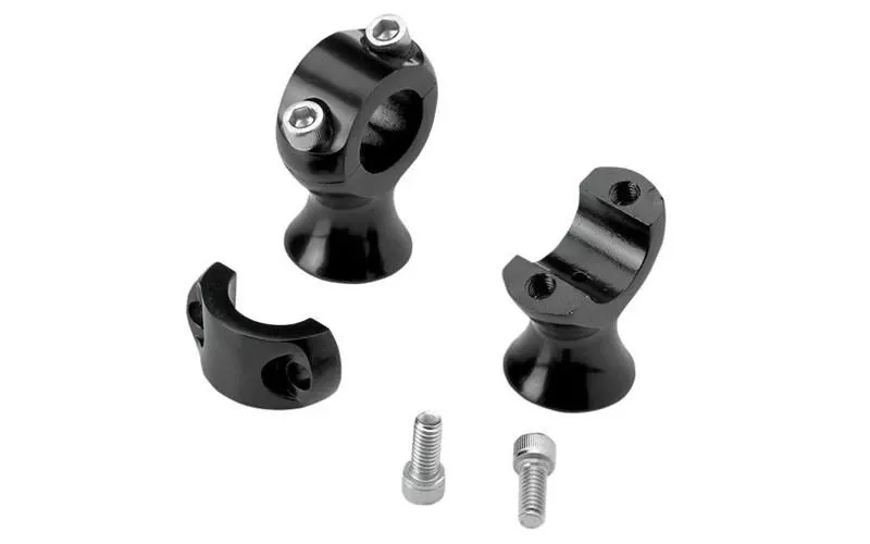 Biltwell Inc. 1-3/4" Slimline Risers -Black Electroplate