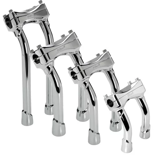 Biltwell OS Murdock Pullback Risers- Chrome