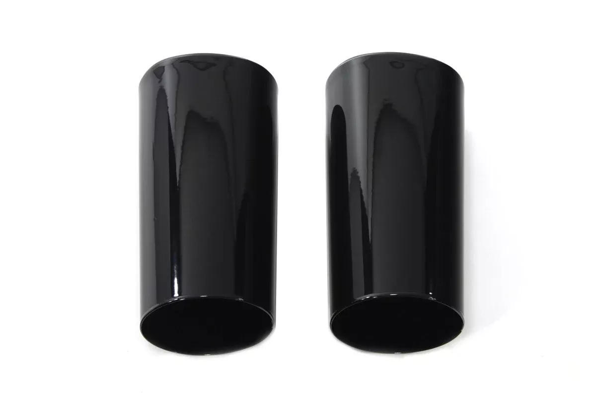 Black Fork Slider Cover OE Repl 45591-02 Harley Touring 49-84 Softail 86-17