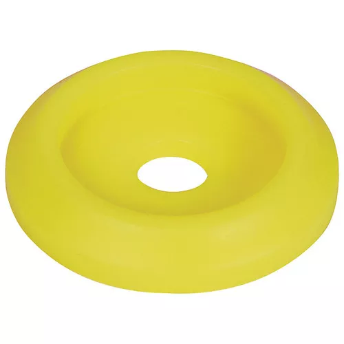 Body Bolt Washer Plastic Fluorescent Yellow 10pk ALL18853