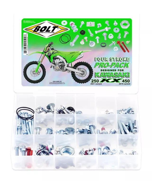 Bolt Hardware Pro Pack Kawasaki KX250 / KX450 2019-2024