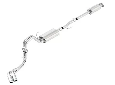 BORLA 140618 S-Type Cat-Back Exhaust System (Split rear exit)