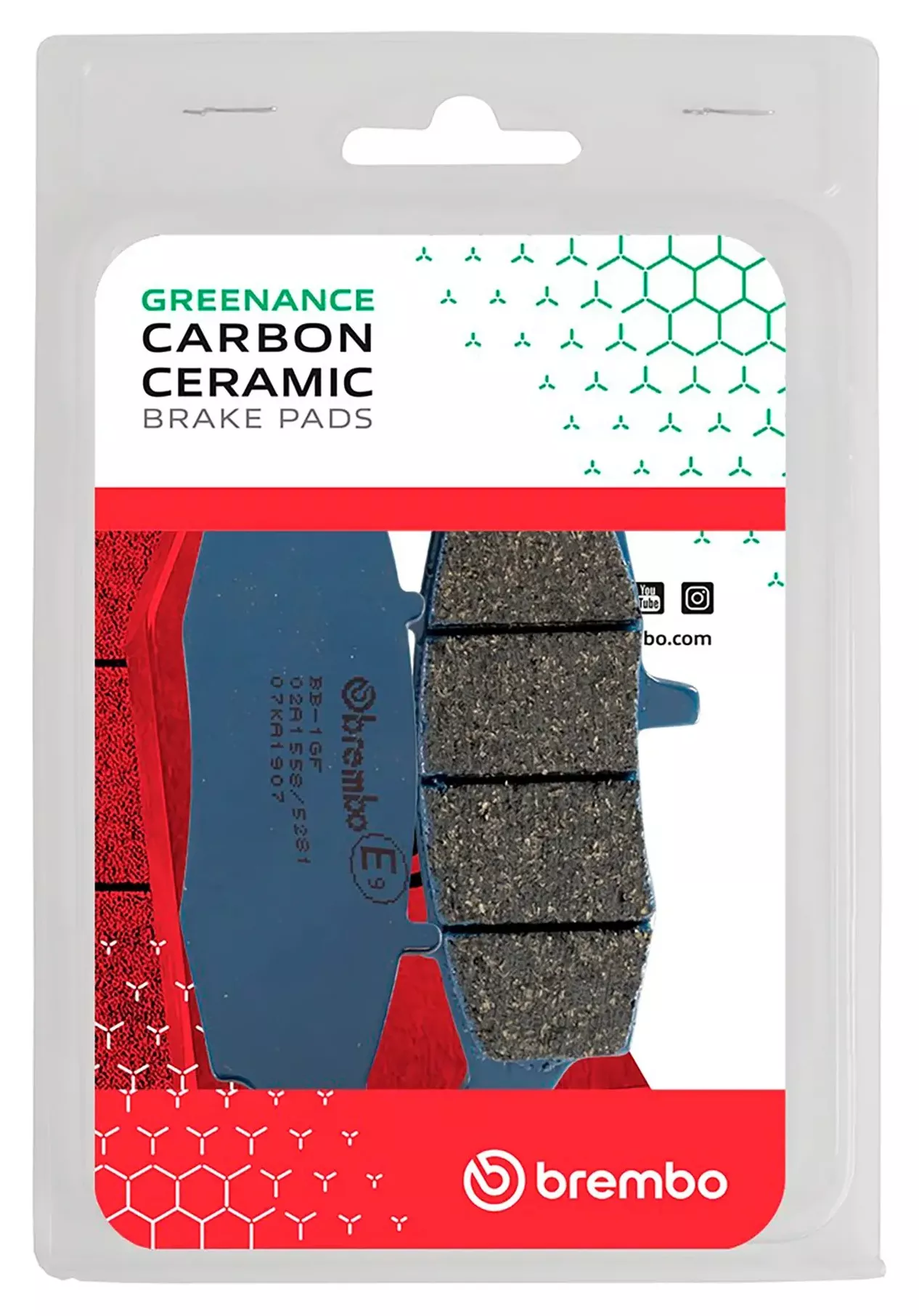 Brembo CC Front Brake Pads 07KA1907