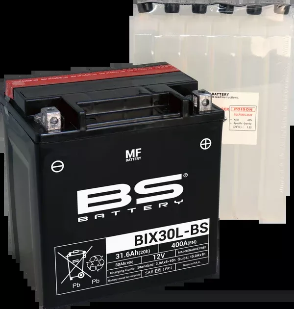 BS Battery Battery – BIX30L-BS (YIX)