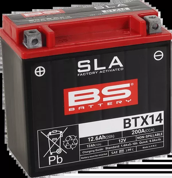BS Battery Battery – BTX14 (YTX)