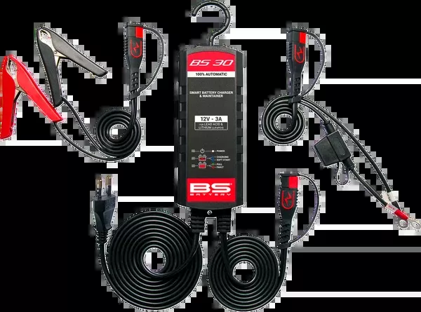 BS Battery Battery Charger/Maintainer - BS 30 - 12 V - 3 A