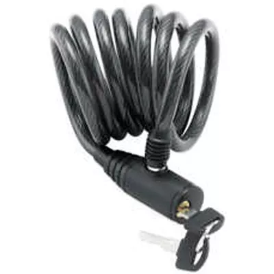 Bully Locks 6′ 10MM Coil With Integrated Cable Lock