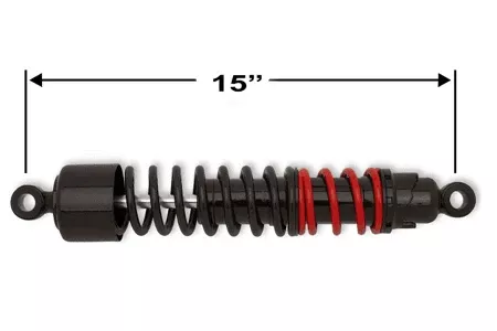 Burly 15" StilettoShocks for '86-03 XL-Black