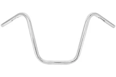Burly Brand Narrow Bottom Ape Hangers for Narrow Glide Front Ends -12 Inch, Chrome