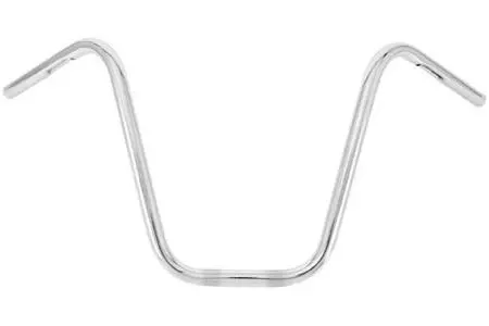 Burly Brand Narrow Bottom Ape Hangers for Narrow Glide Front Ends -14 Inch, Chrome