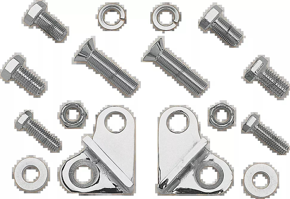 Burly Chrome -1.5" Rear Shock Lowering Kit 1985-1996 Harley Touring FLHT FLHR