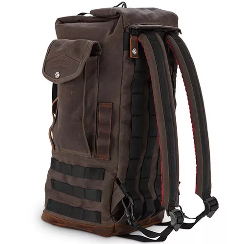 Burly Voyager Sissy Bar Bag - Brown