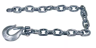 Buyers Products 11275 3/8" x 35" Safety Chain with Clevis Slip Hook , Silver