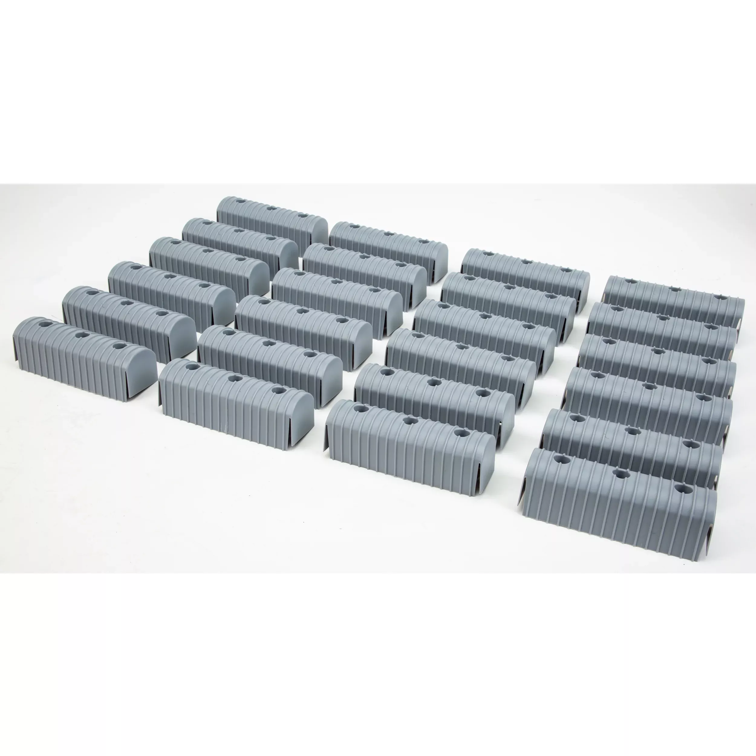 Caliber Bunkwrap Endcaps 2X6″ Grey 24/Pack 23074