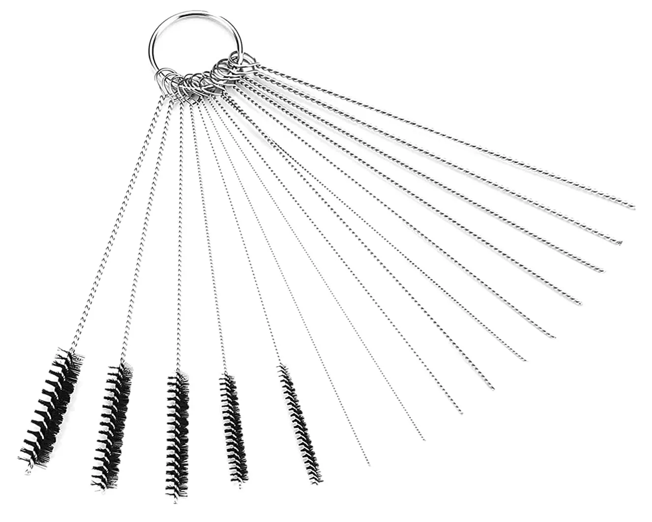Carburetor Jet Cleaning Tool Set (10 Cleaning Needles + 5 Brushes)