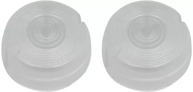 Chris Products Pair Clear Turn Signal Lens fits 1986-2001 Harley Softail Dyna