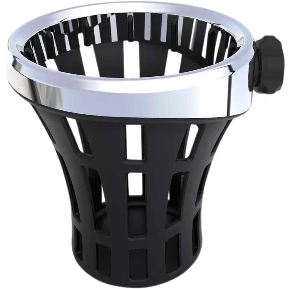 Ciro 50810 Chrome Lip Big Ass Drink Holder with Mount 30oz bottles 99-20 Harley