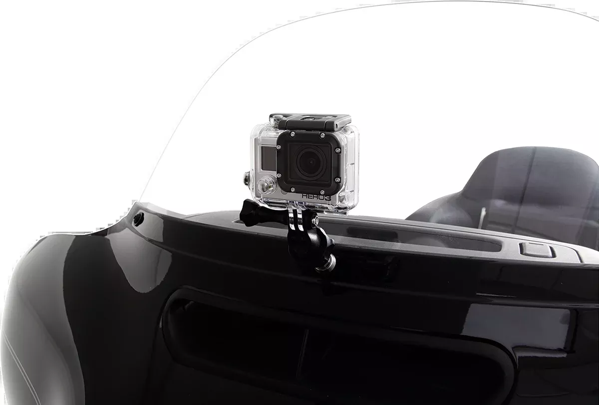 Ciro Black Motorcycle Go Pro Camera Mount fits Harley Davidson