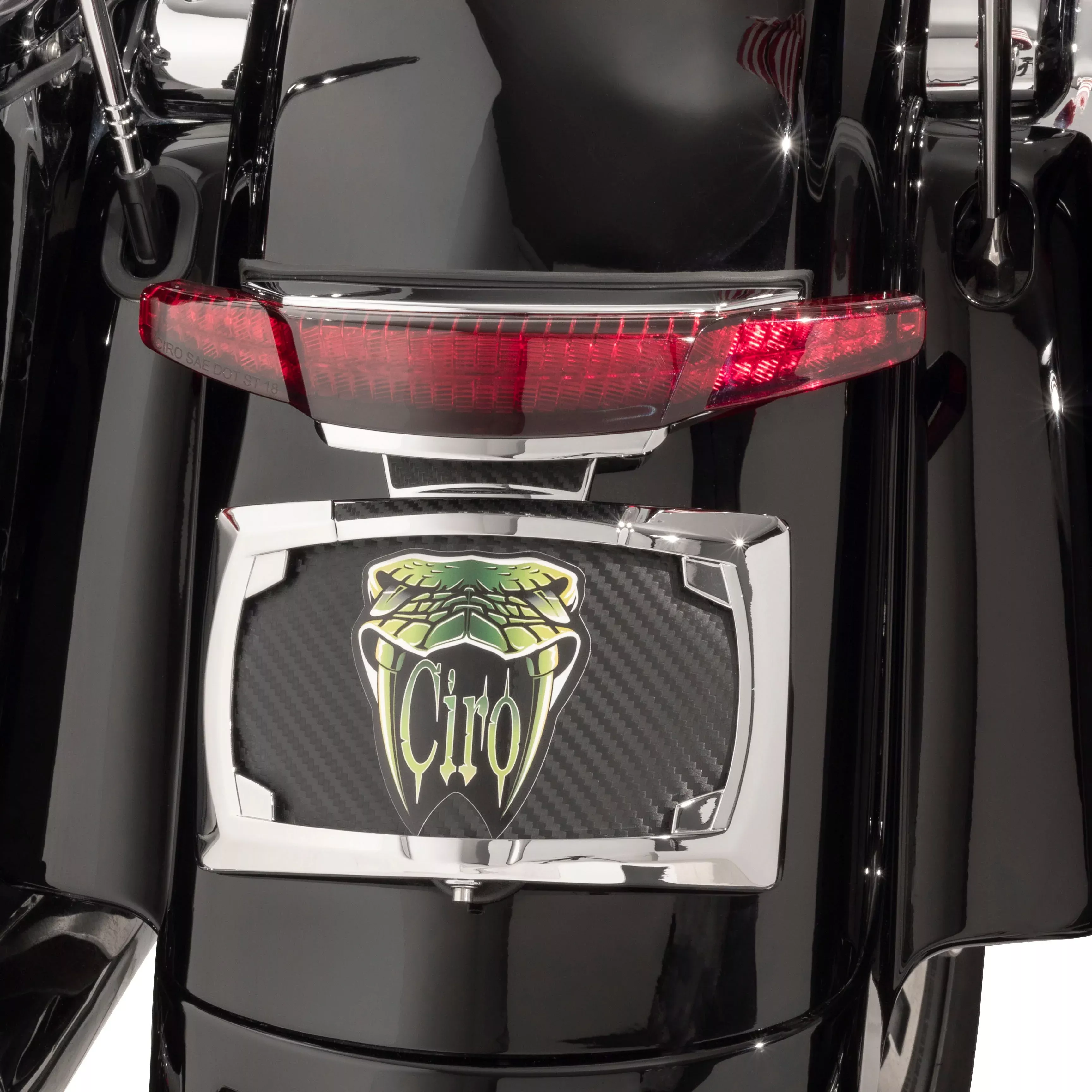 Ciro The Original LATITUDE Tail Light & License Plate Holder