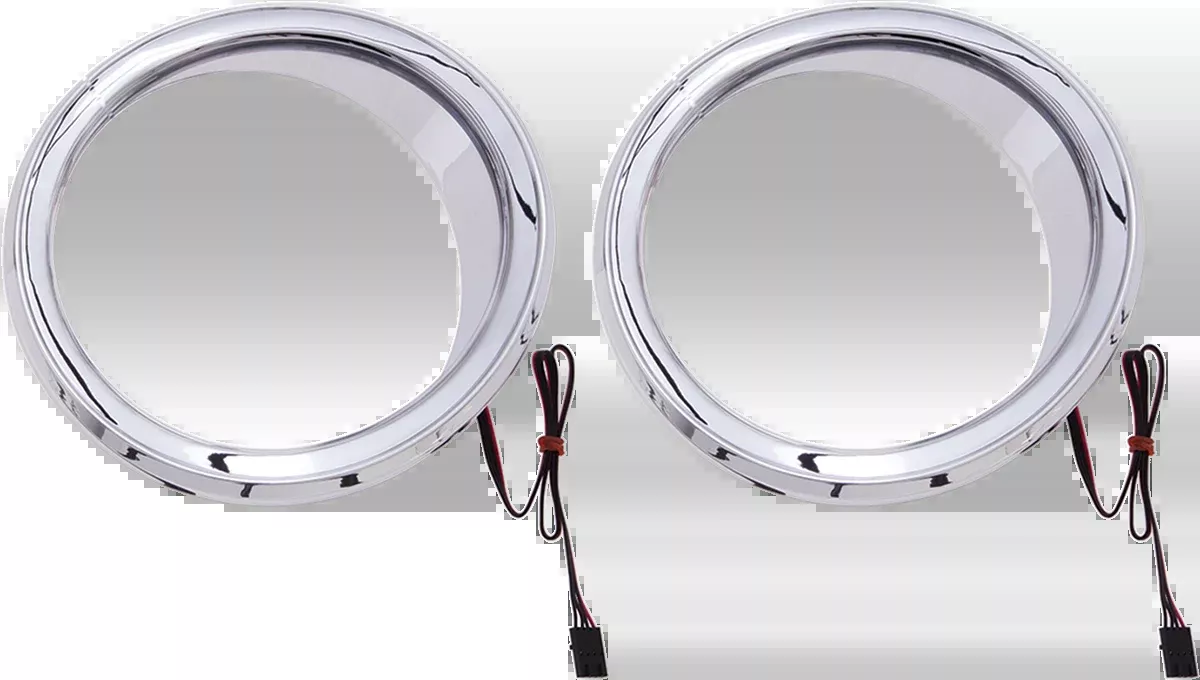 Ciro Shock & Awe LED Front Speaker Accents 2014-2024 Harley Touring Street Glide